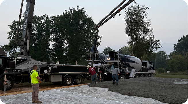 Concrete Team Working