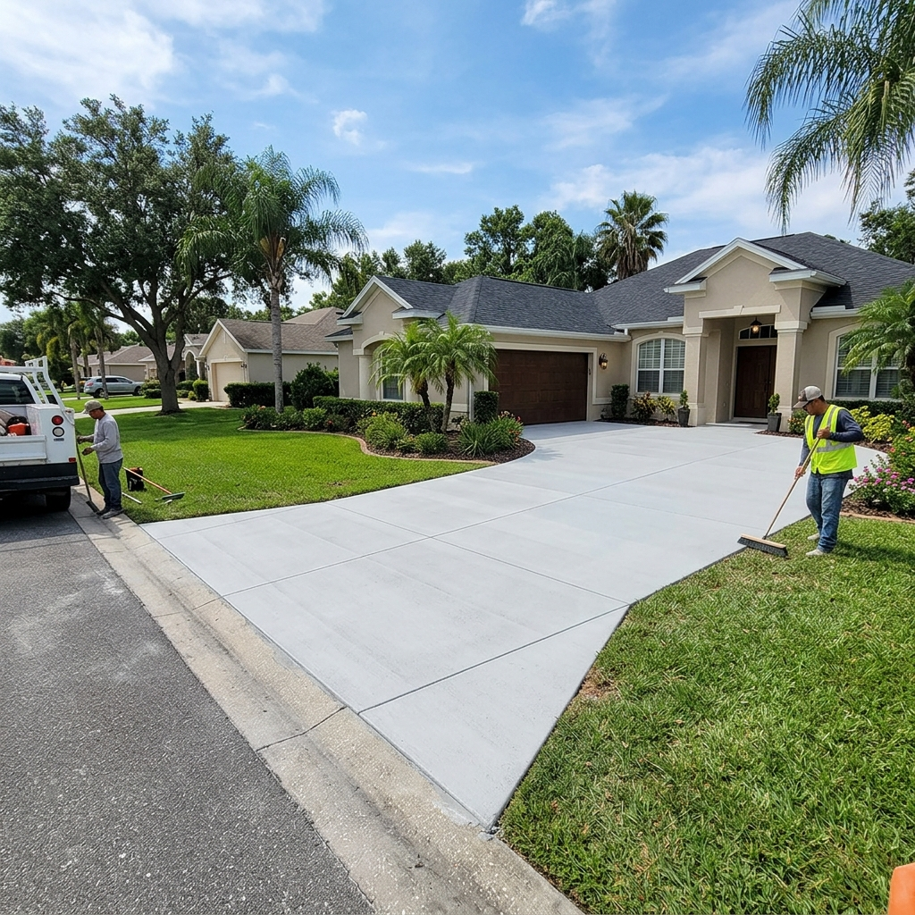 Concrete Driveway Replacement Spring Hill