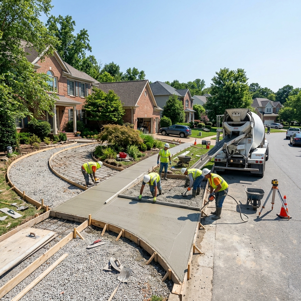 Concrete Installation in College Grove TN