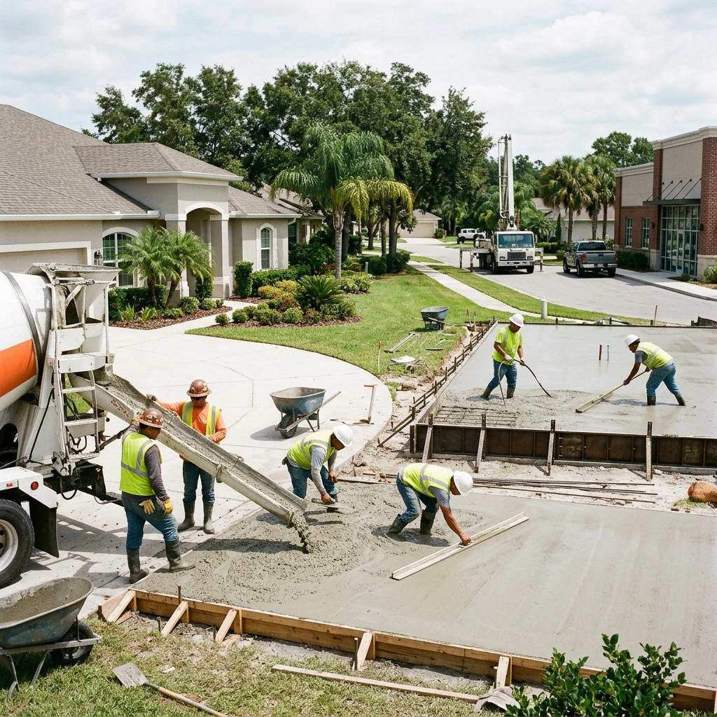 Concrete Service in Spring Hill
