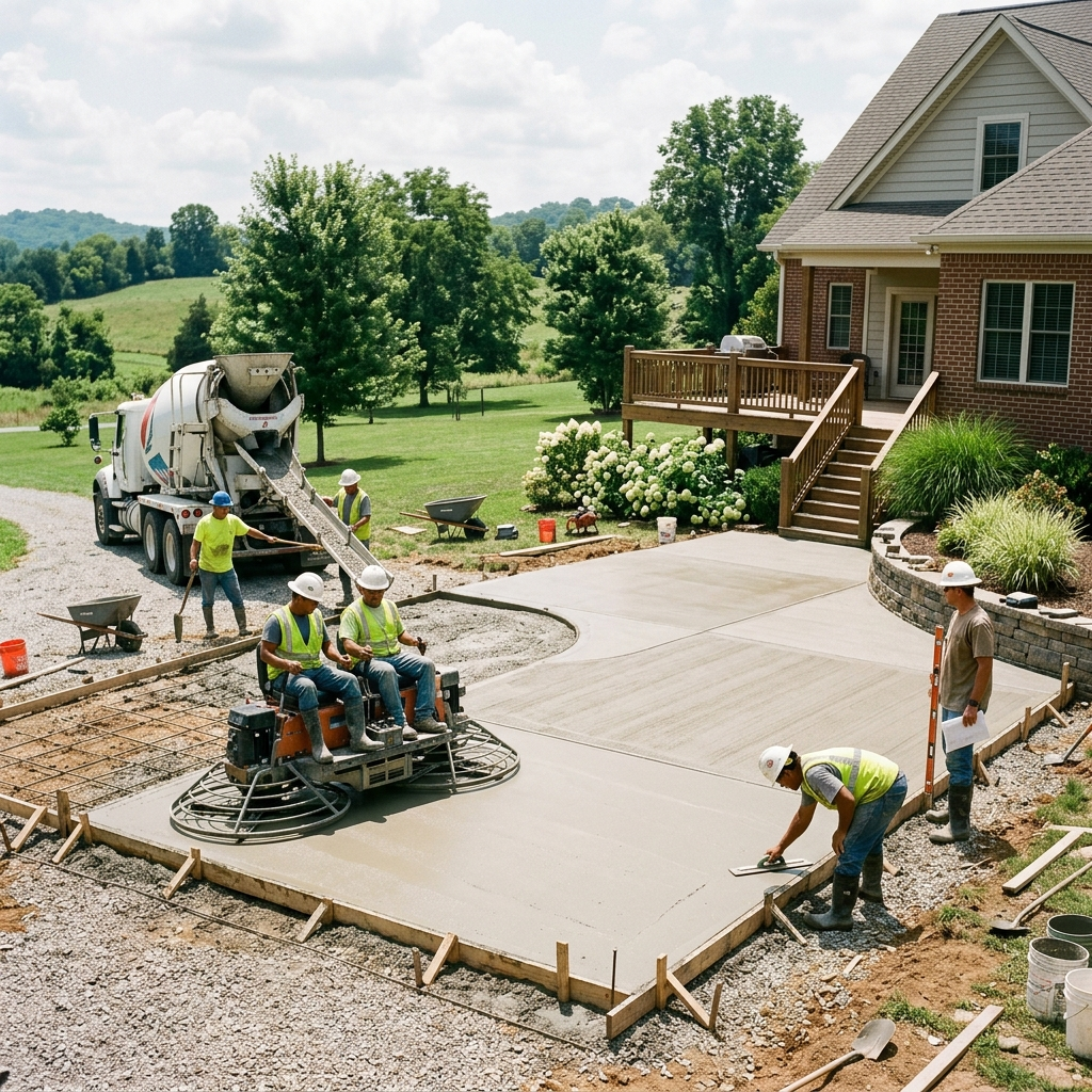 Concrete Patio Contractors in Thompson’s Station TN