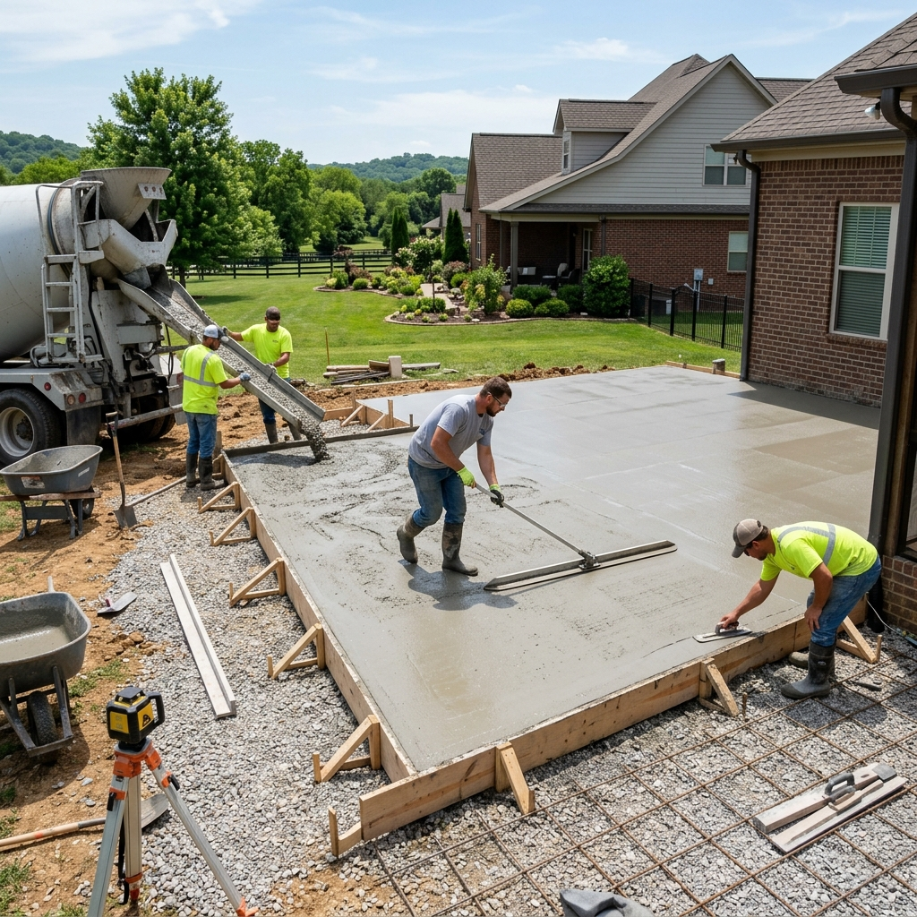 Concrete Patio Contractors in Thompson’s Station TN