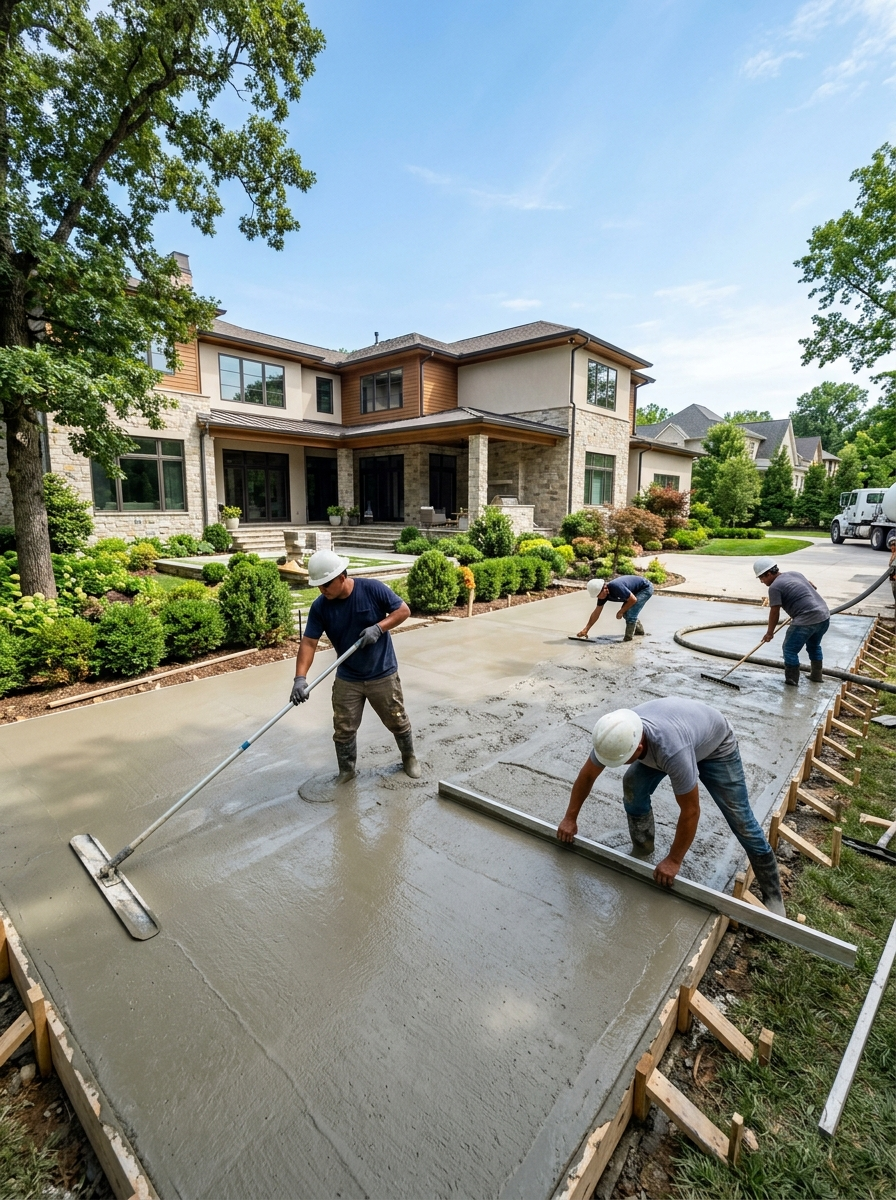 Concrete Slab Installations in Brentwood TN