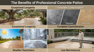 Concrete Patio Installation Services Brentwood