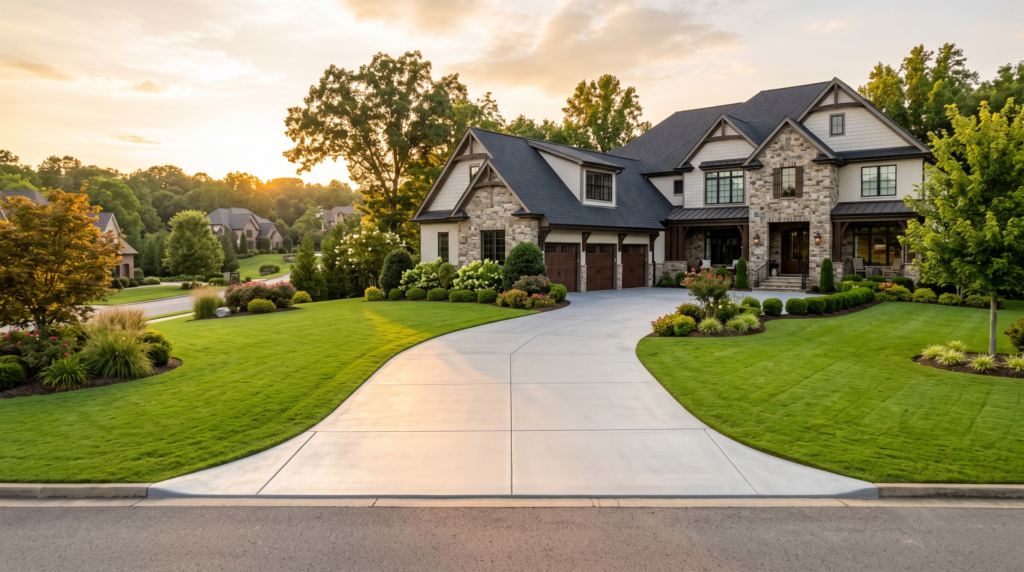 concrete driveway replacement williamson county