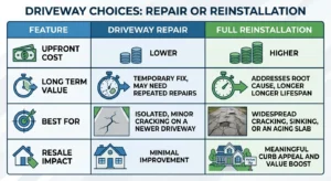 driveway installation cost Brentwood TN
