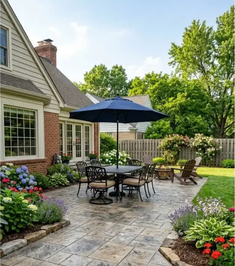 stamped concrete patio Franklin TN